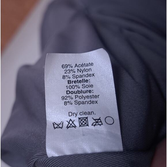 J Crew Gray Short Sleeveless Mini Dress Spaghetti Straps 2 - Picture 7 of 7